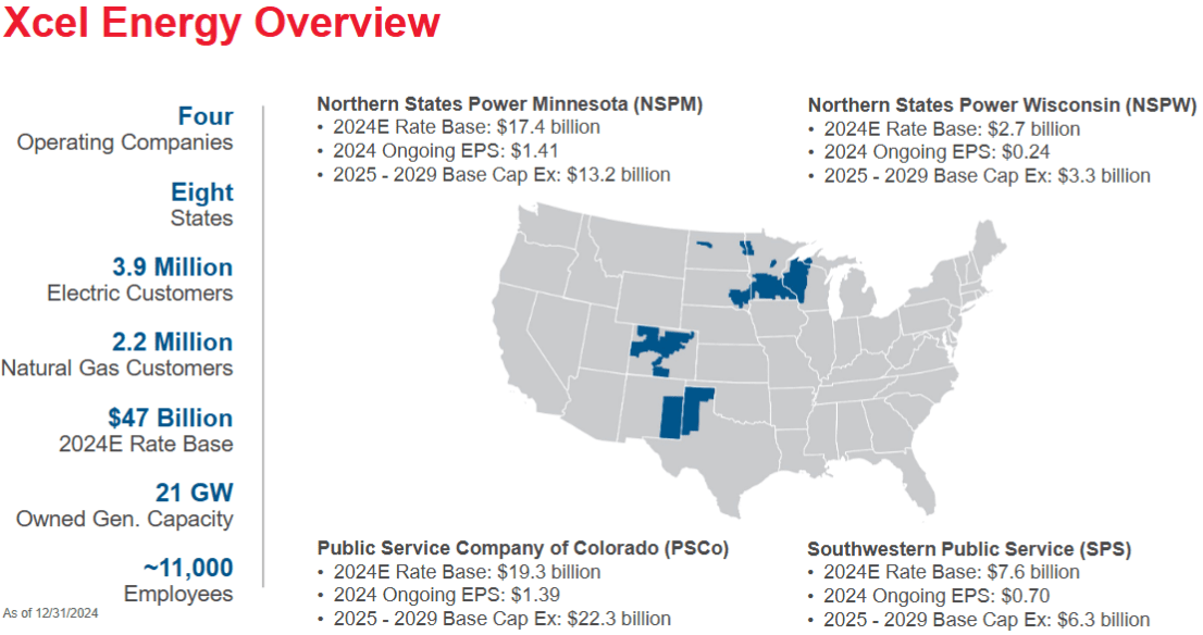 Xcel Energy Details Capital Spending by Region