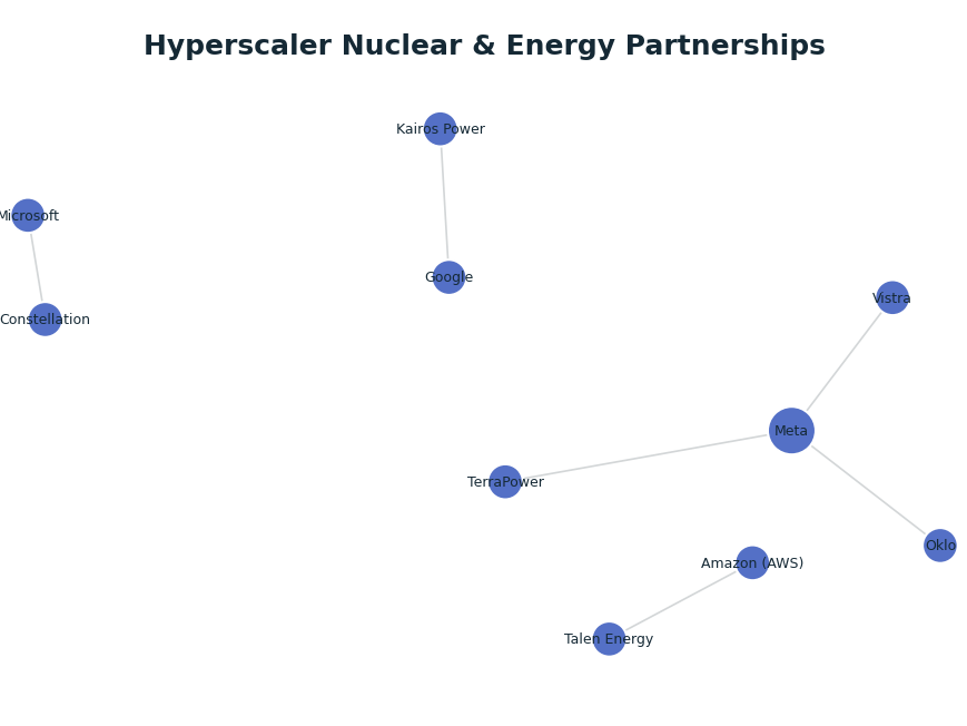 Network graph: Hyperscaler Nuclear & Energy Partnerships